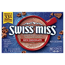 Swiss Miss Rich Chocolate Hot Cocoa Mix Envelopes, 10.64 Ounce