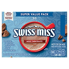 Swiss Miss Milk Chocolate Hot Cocoa Mix Super Value Pack, 1.38 oz, 30 count