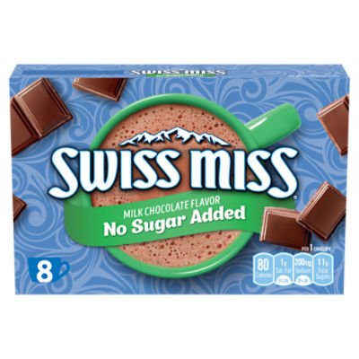 Swiss Miss Milk Chocolate Flavor Hot Cocoa Mix, 0.73 oz, 8 count
