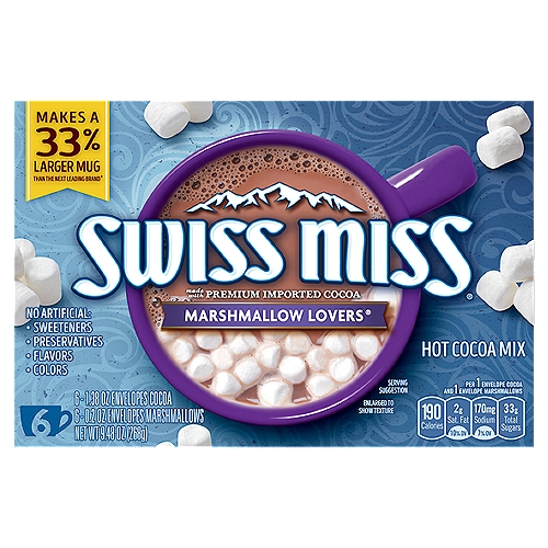 Swiss Miss Marshmallow Lovers Hot Cocoa Mix, 9.48 oz