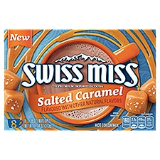 Swiss Miss Salted Caramel Hot Cocoa Mix, 1.38 oz, 8 count, 11.04 Ounce