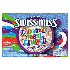 Swiss Miss Cinnamon Toast Crunch Cinnamilk Flavored Hot Drink Mix with Marshmallows, 6-count
