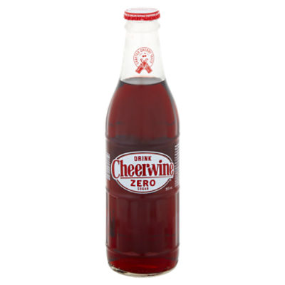 Cheerwine Zero Sugar Soft Drink, 12 fl oz