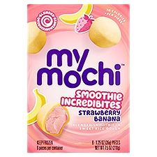 My/Mochi Strawberry Banana Smoothie Incredibites, 1.25 oz, 6 count