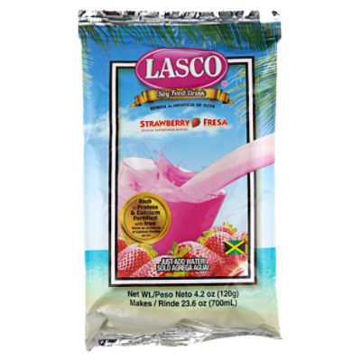 Lasco Soy Drink Mix - Strawberry, 4.2 oz