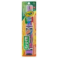 Sunstar G.U.M Crayola Soft Power Toothbrush, 3+