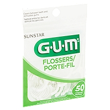 G-U-M Flosser Clip Strip, 50 Each