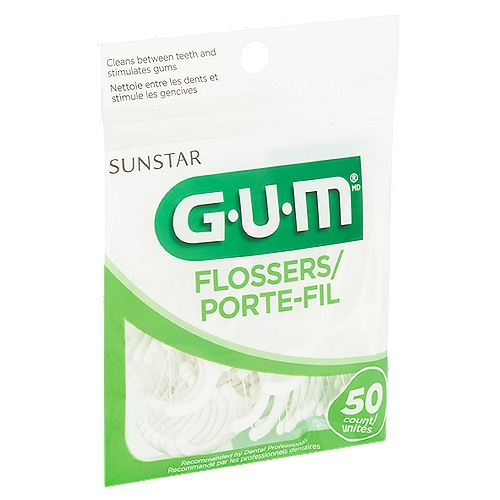 GUM Sunstar Flossers, 50 count