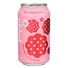 Poppi Raspberry Rose Prebiotic, Soda, 12 Fluid ounce