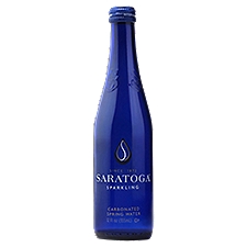 Saratoga, Sparkling Spring Water, 12 Fl Oz, Glass Bottle