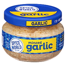 Spice World Minced Garlic, 4.5 oz, 4.5 Ounce
