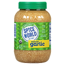 Spice World Organic Garlic, 32 oz