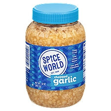 Spice World Chopped, Garlic, 32 Ounce