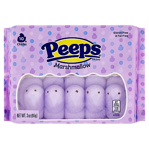 Peeps Marshmallow Chicks, 10 count, 3 oz