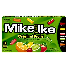 Mike and Ike Original Fruits Chewy Assorted Fruit Flavored Candy, 5.0 oz