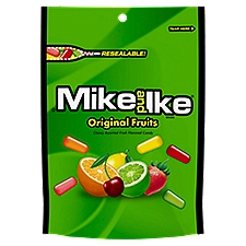 Mike and Ike Original Fruits Chewy Assorted Fruit Flavored Candy, 10.0 oz
