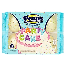 Peeps Party Cake Flavored Marshmallow Chicks, 10 count, 3 oz