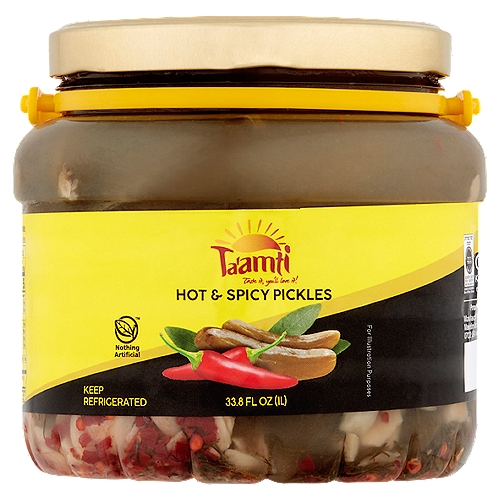 Ta'amti Hot & Spicy Pickles, 33.8 fl oz
