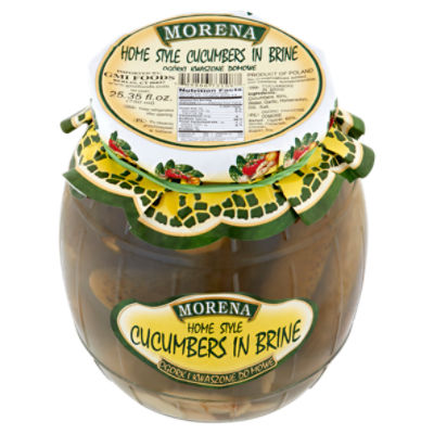 Morena Home Style Cucumbers in Brine, 25.35 fl oz