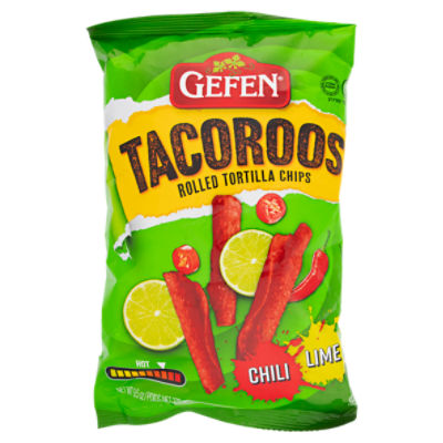 Gefen Tacoroos Chili Lime Rolled Tortilla Chips, 9.5 oz