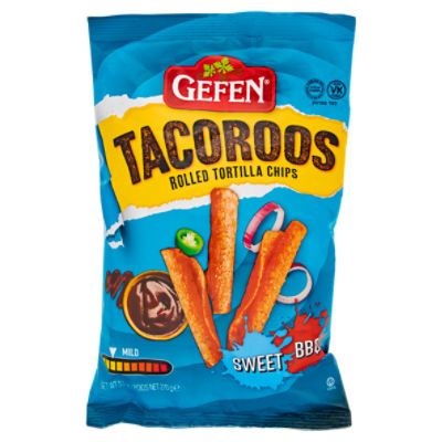 Gefen Sweet and BBQ Tacoroos Rolled Tortilla Chips, 9.5 oz