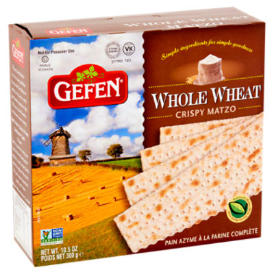 Gefen Whole Wheat Matzo, 11 oz