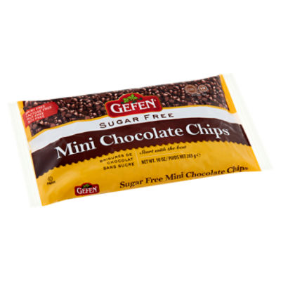 Gefen Sugar Free Mini Chocolate Chips, 10 oz