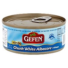 Gefen Fancy Chunk White Albacore in Water, 6 oz