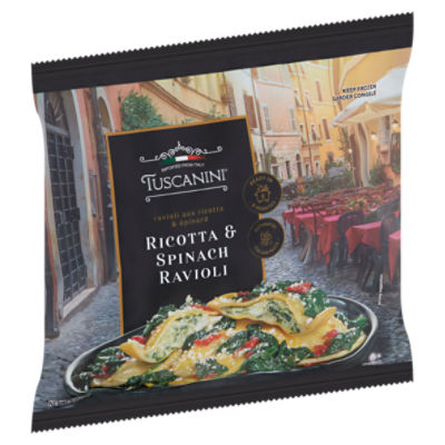 Tuscanini Ricotta & Spinach Ravioli Pasta, 12 oz