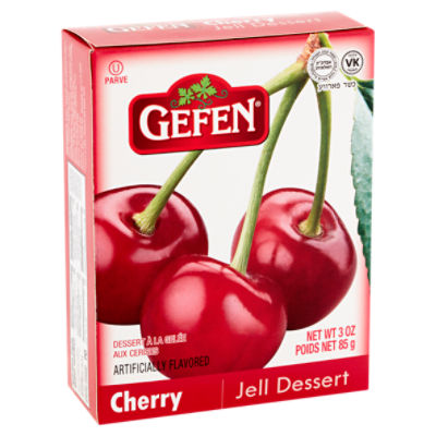 Gefen Cherry Jell Dessert, 3 oz