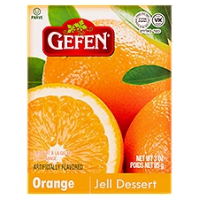 Gefen Orange Jell Dessert, 3 oz