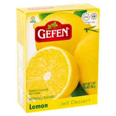 Gefen Lemon Jell Dessert, 3 oz