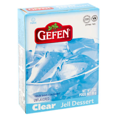 Gefen Unflavored Clear Jell Dessert, 3 oz