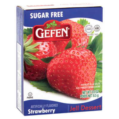 Gefen Sugar Free Strawberry Jell Dessert, 0.3 oz