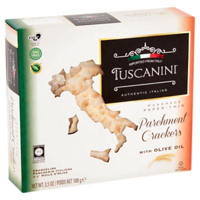 Tuscanini Parchment Crackers with Olive Oil, 3.5 oz