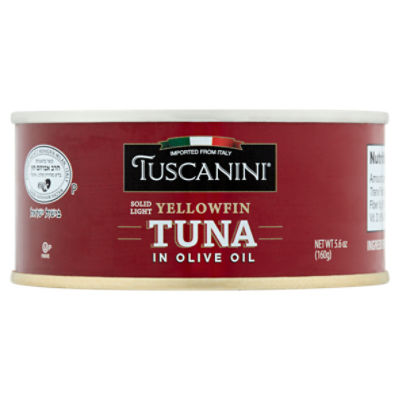Tuscanini Solid Light Yellowfin Tuna in Olive Oil, 5.6 oz