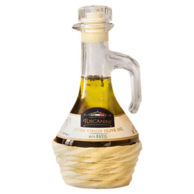 Tuscanini Extra Virgin Olive Oil with Basil, 8.5 fl oz