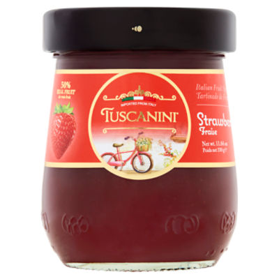 Tuscanini Strawberry Italian Fruit Spread, 11.64 oz