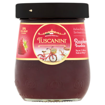 Tuscanini Raspberry Italian Fruit Spread, 11.64 oz