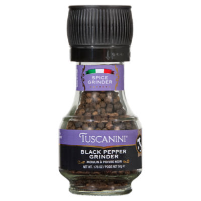 Tuscanini Black Pepper Spice Grinder, 1.76 oz