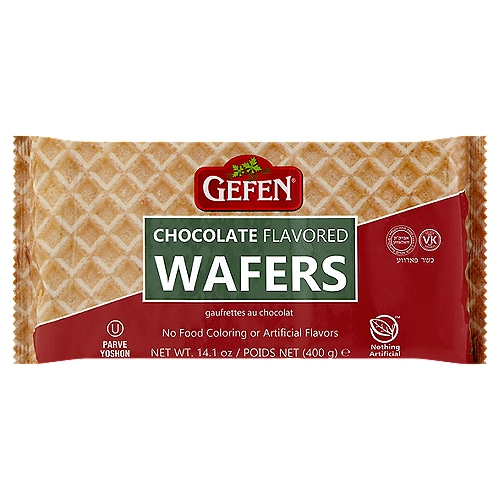 Gefen Chocolate Flavored Wafers, 14.1 oz