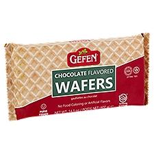 Gefen Chocolate Flavored, Wafers, 16 Ounce
