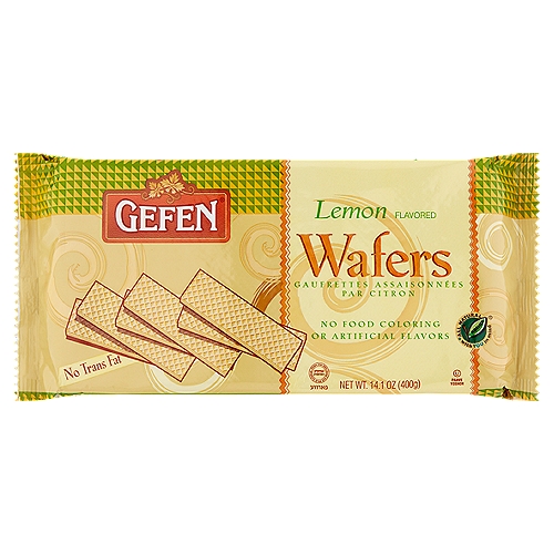 Gefen Lemon Flavored Wafers, 14.1 oz