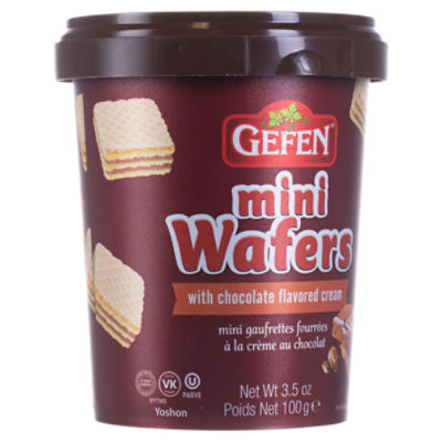 GEFEN MINI WAFERS WITH CHOCOLATE CREAM