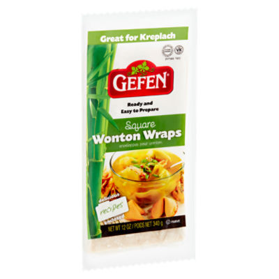 Gefen Square Wonton Wraps, 12 oz