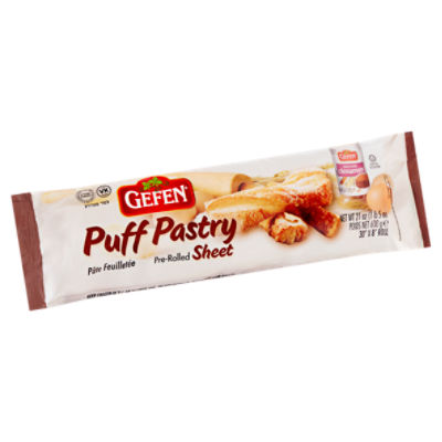 Gefen Pre-Rolled Sheet Puff Pastry, 21 oz