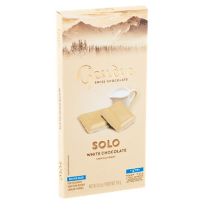 Genève Solo Swiss White Chocolate, 3.5 oz