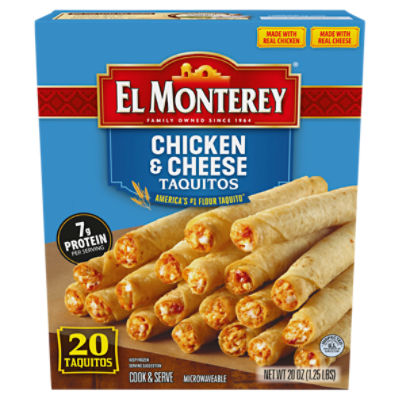El Monterey® Chicken Cheese & Rice Chimichangas, 8 ct / 36 oz - Food 4 Less