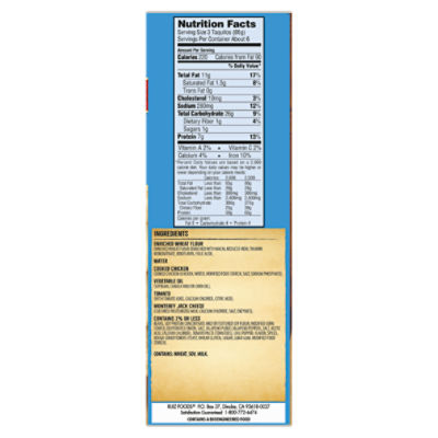 El Monterey Taquito Nutritional Info Besto Blog