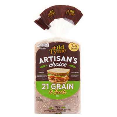 Schmidt Old Tyme Artisan's Choice 21 Grain & Seeds Bread, 24 oz